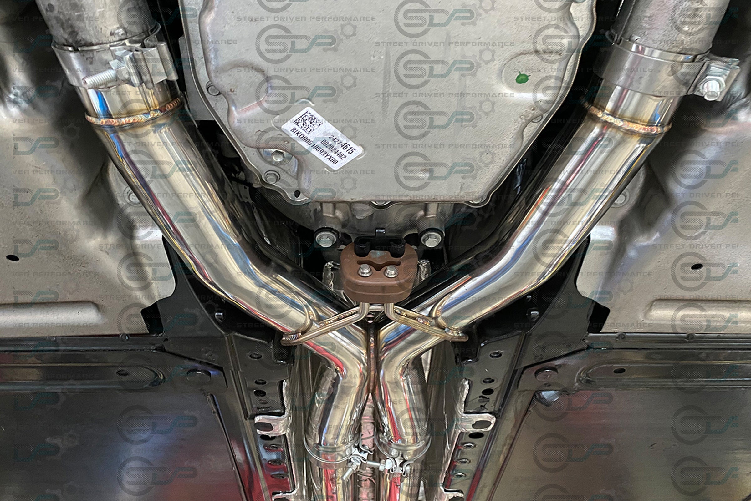 C7 Corvette - 3" Stainless Racing Double X-Pipe Exhaust